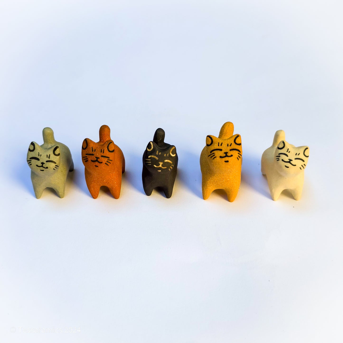 Set of 5 Tiny Cats