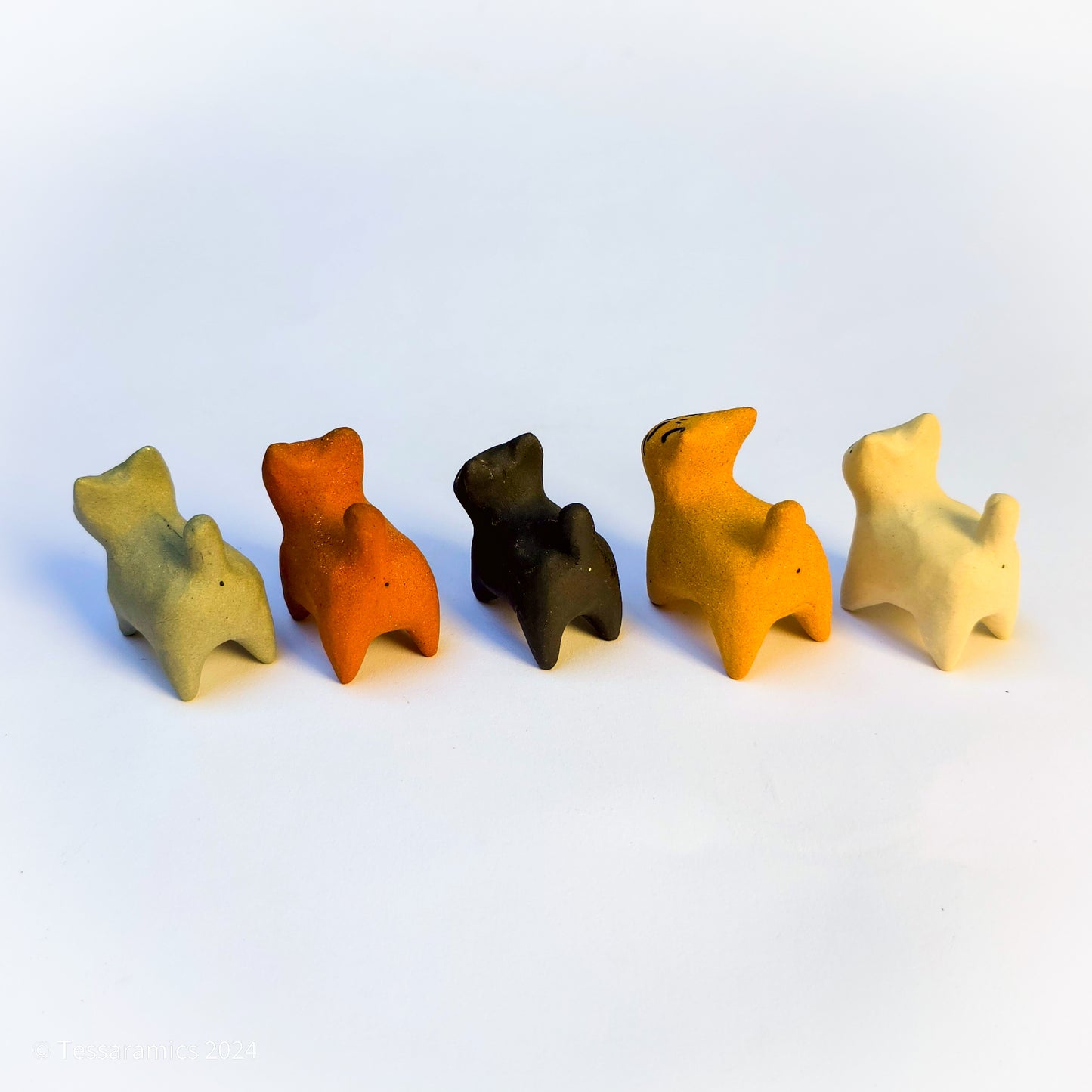 Set of 5 Tiny Cats