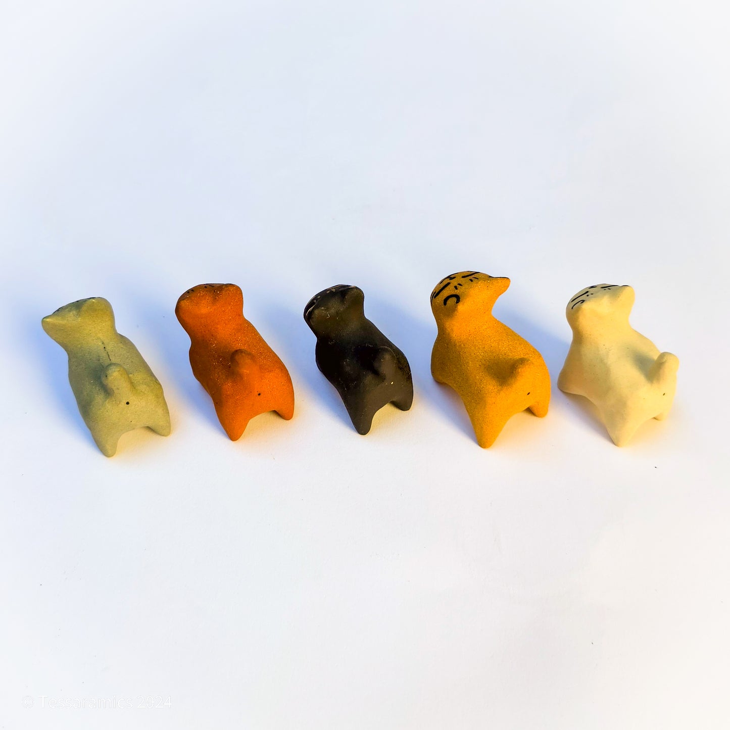 Set of 5 Tiny Cats