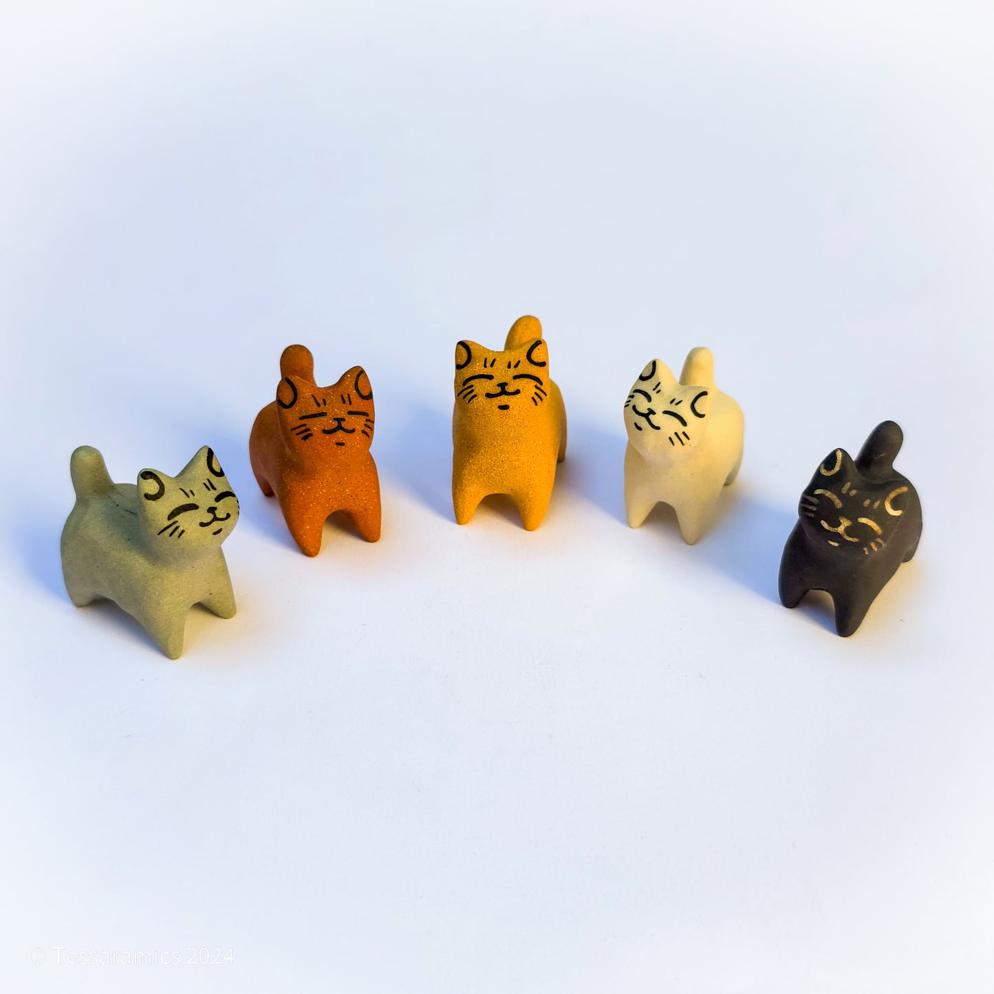 Set of 5 Tiny Cats