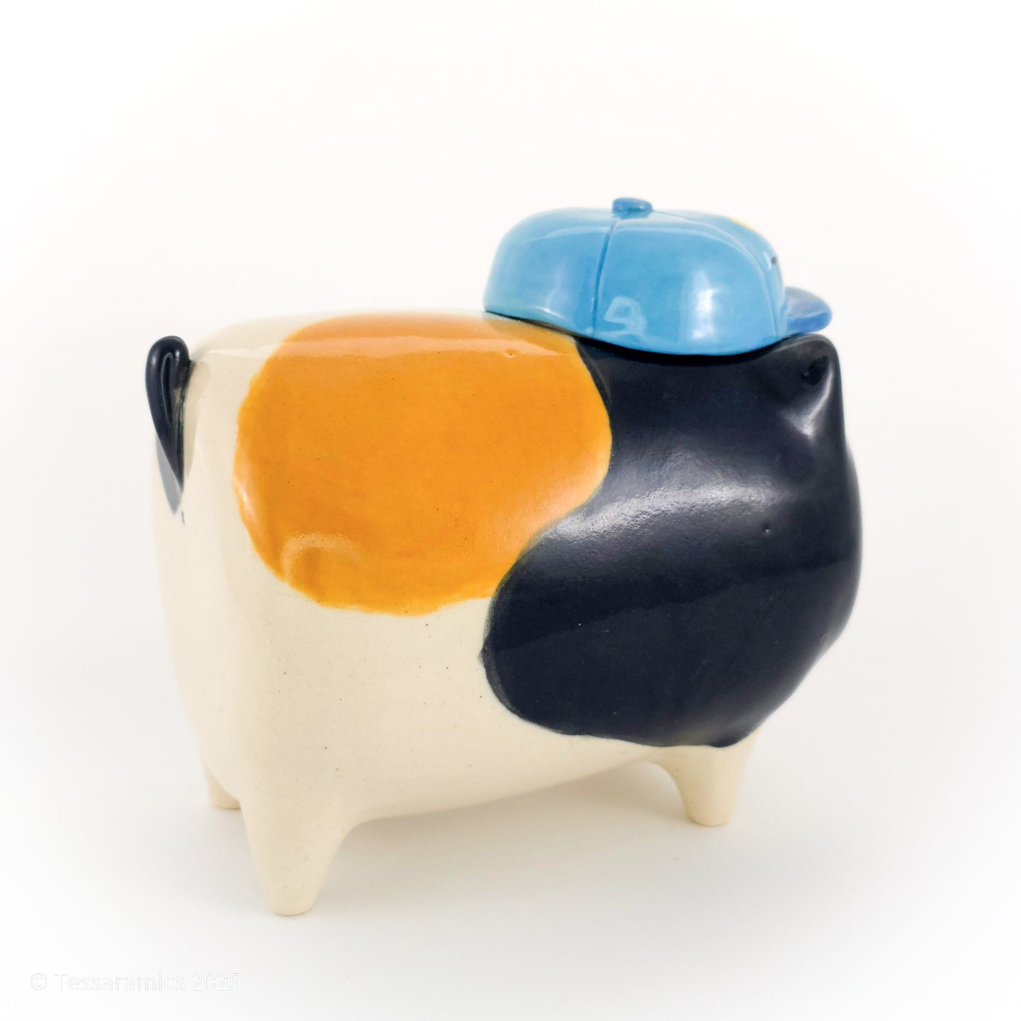 "Testosteroni" Ball Cap Calico Cat
