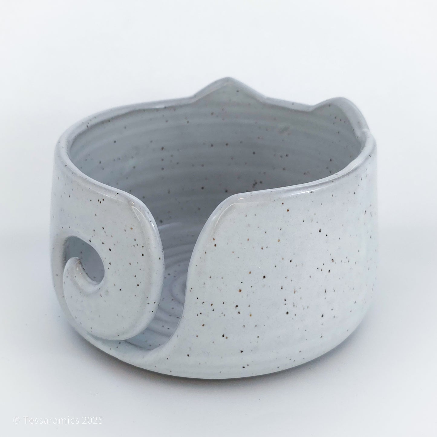 Large Cat Yarn Bowl with Gold*