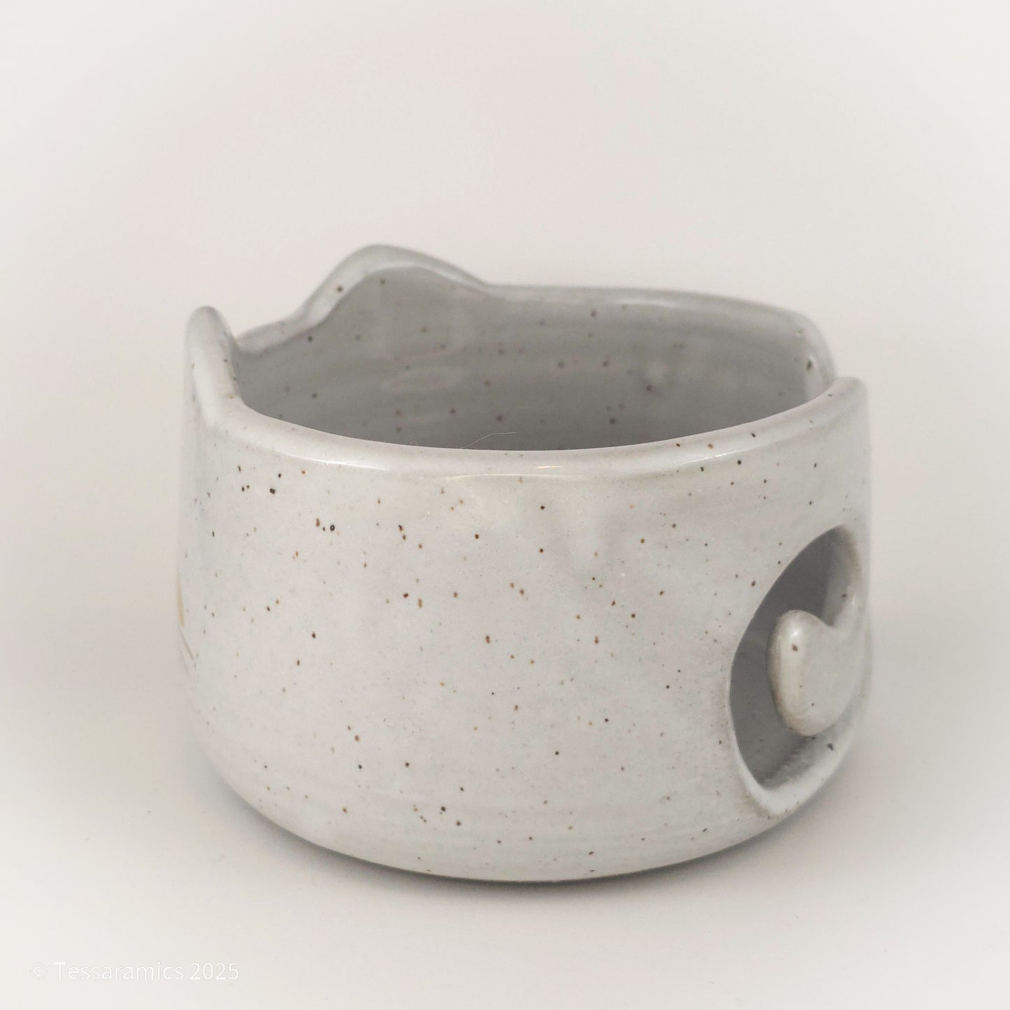 Cat Yarn Bowl with Gold*