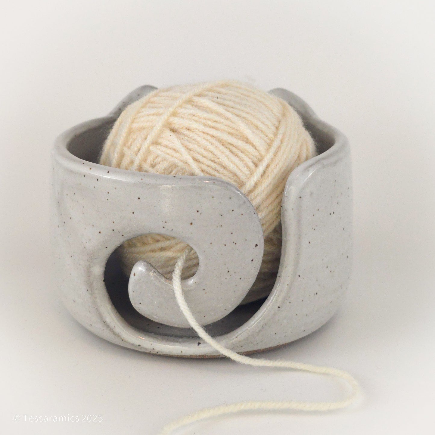 Cat Yarn Bowl with Gold*