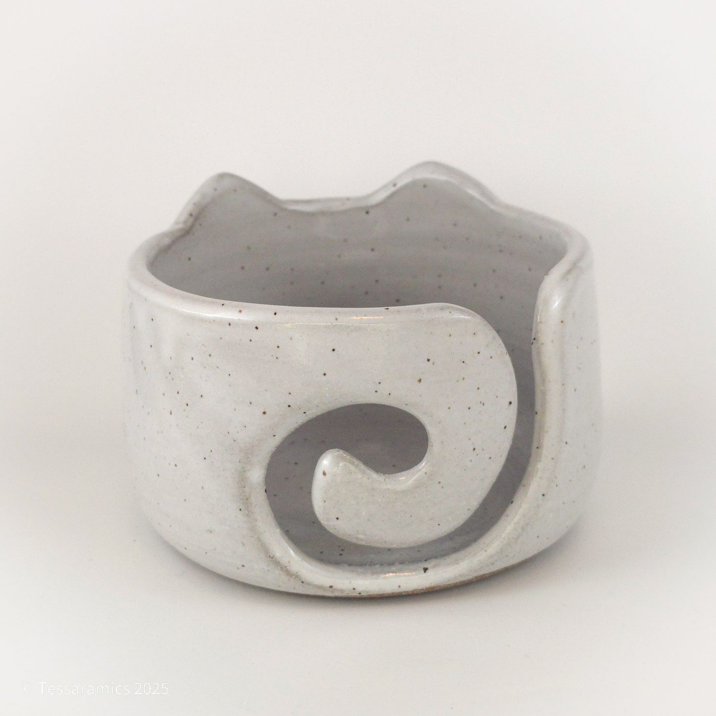 Cat Yarn Bowl with Gold*