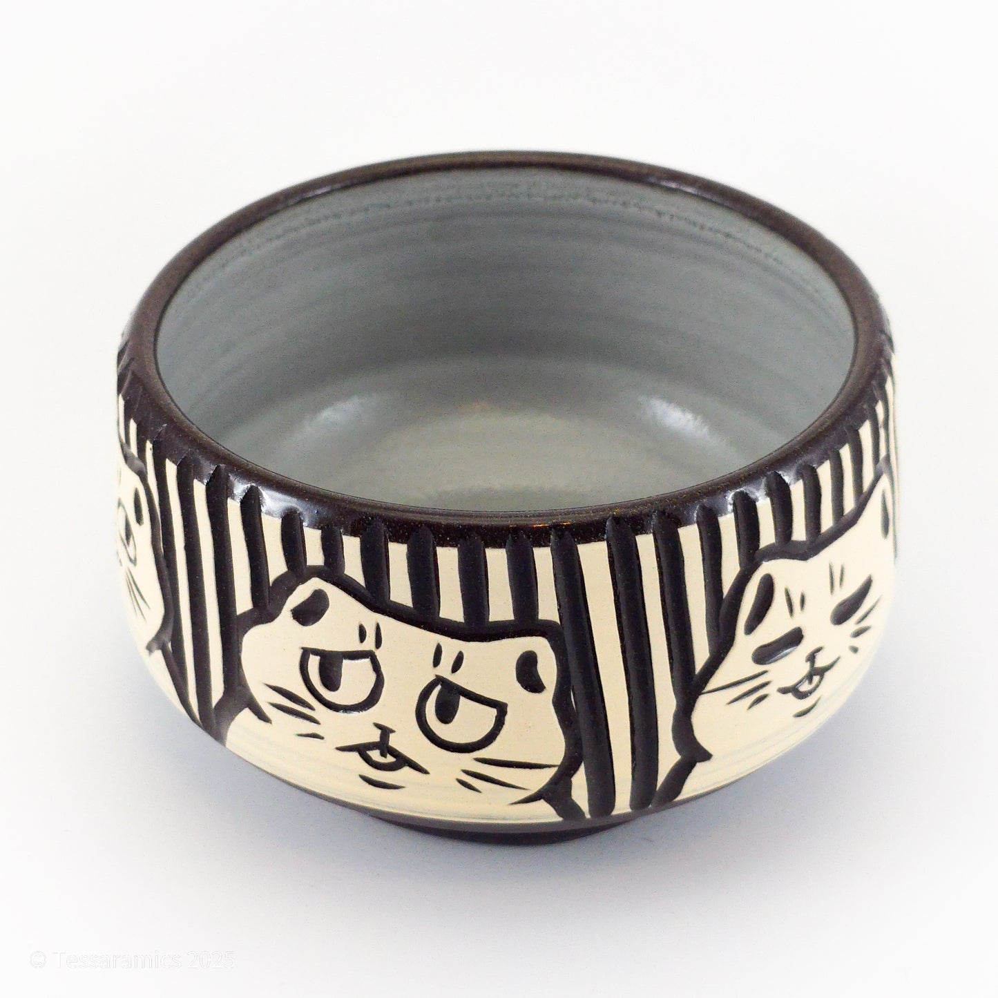 Medium Bowl With Cats