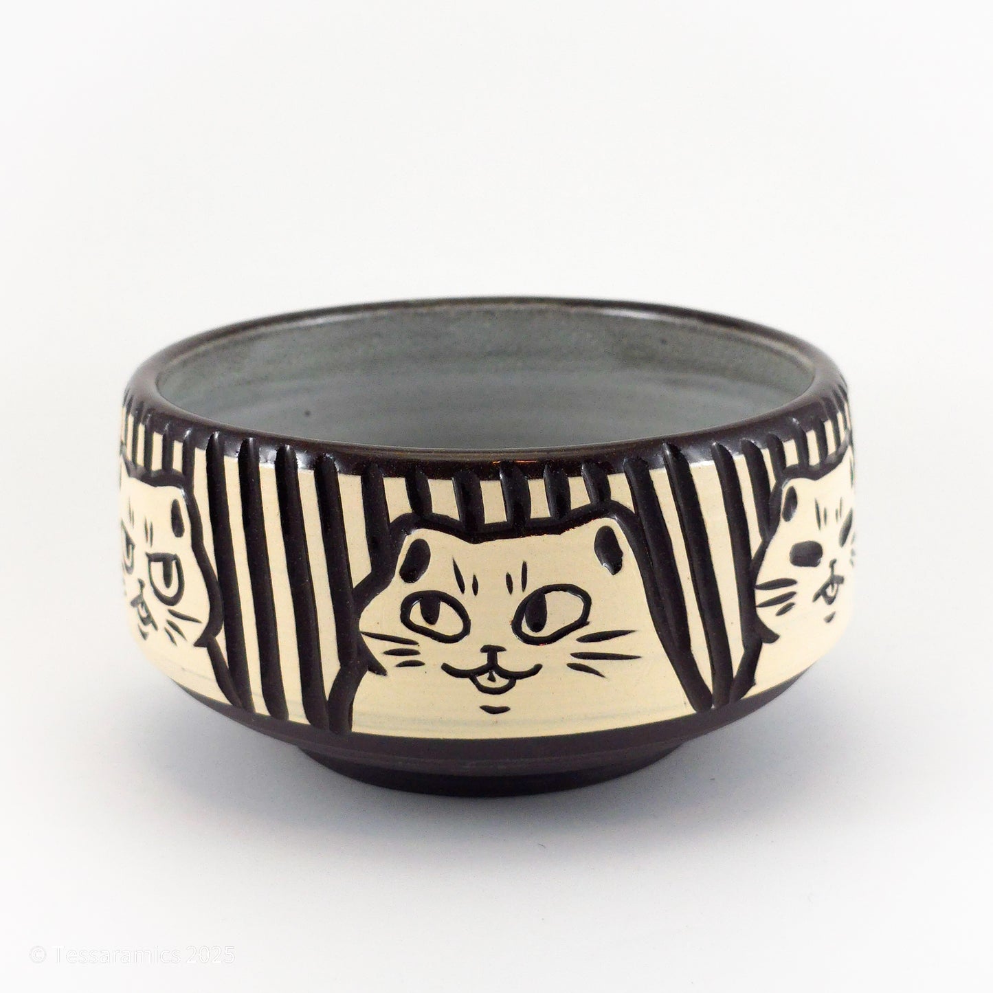 Medium Bowl With Cats