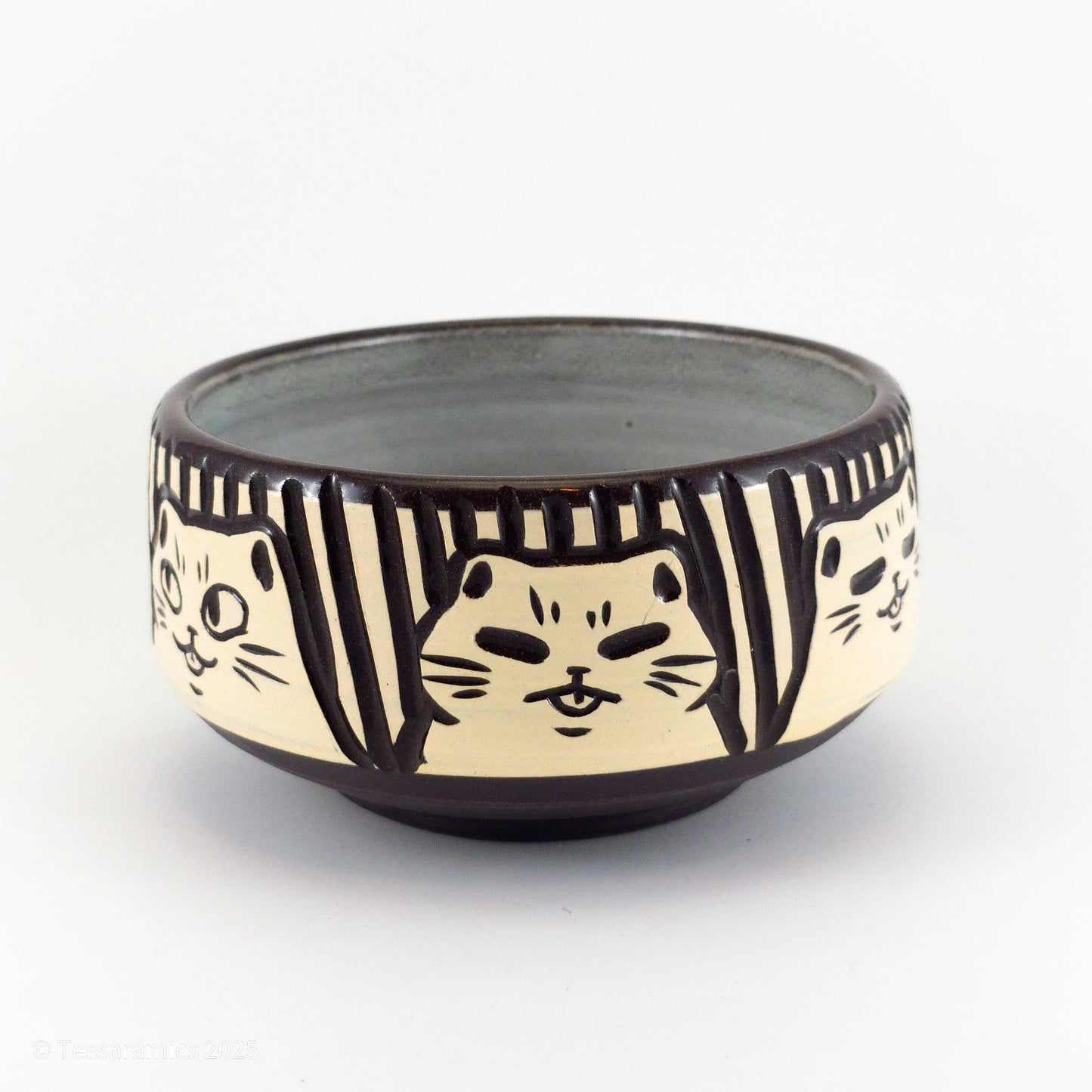 Medium Bowl With Cats