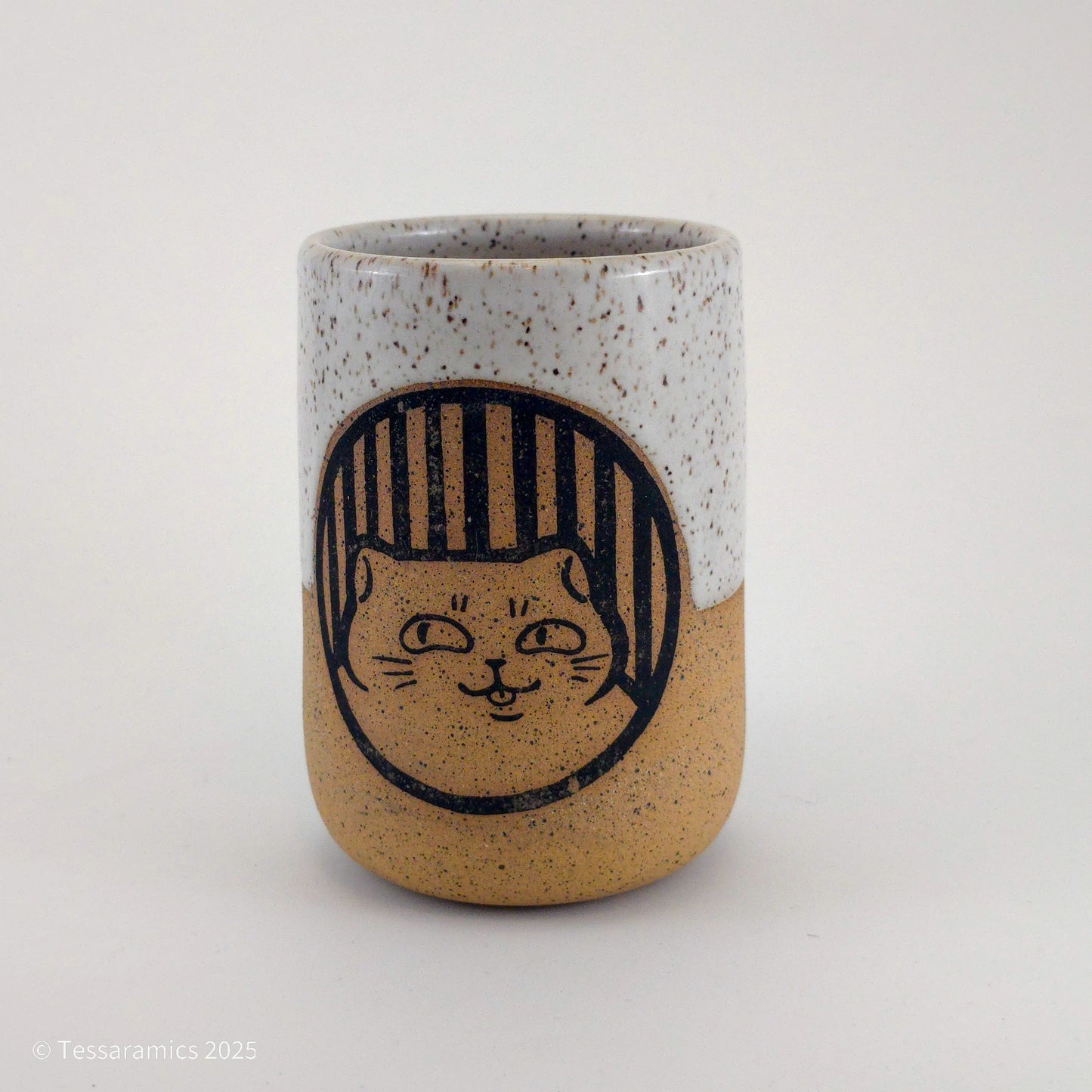 Silly Faces Cat Tumbler *