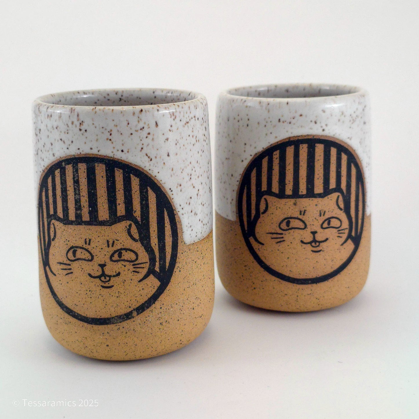 Silly Faces Cat Tumbler *