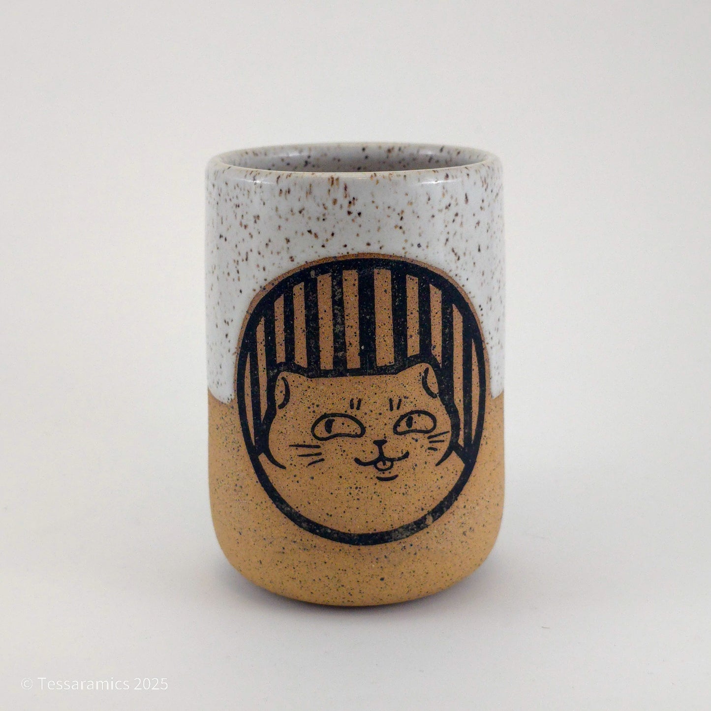 Silly Faces Cat Tumbler *