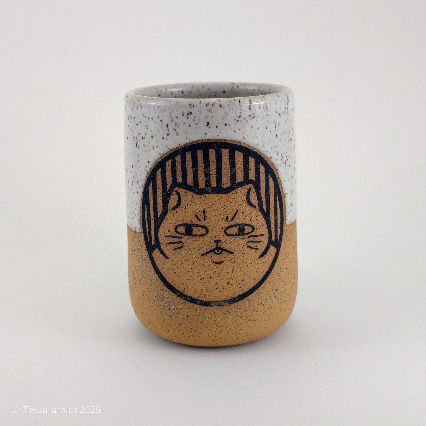 Silly Faces Cat Tumbler *