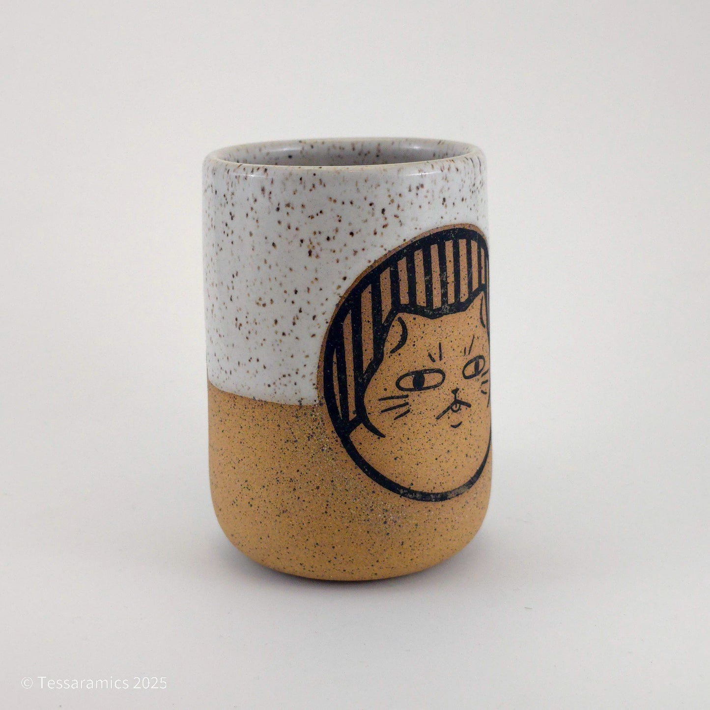Silly Faces Cat Tumbler *