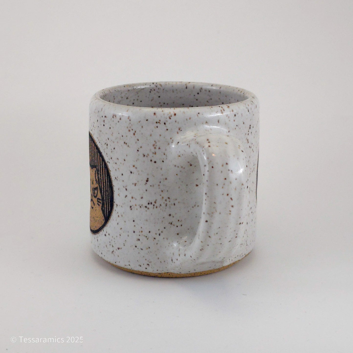 12 oz Content Angry Cat Mug