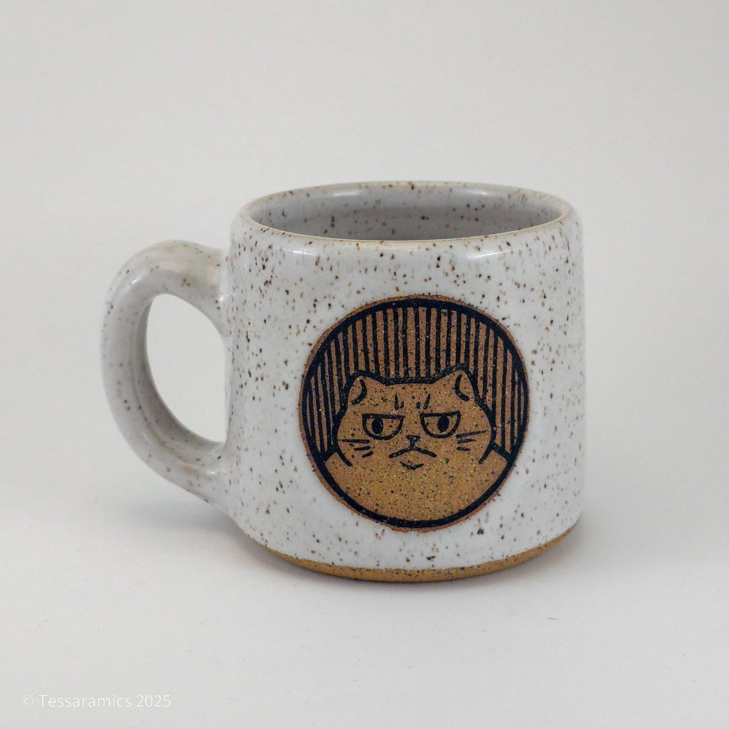 12 oz Chonky Angry Cat Mug*