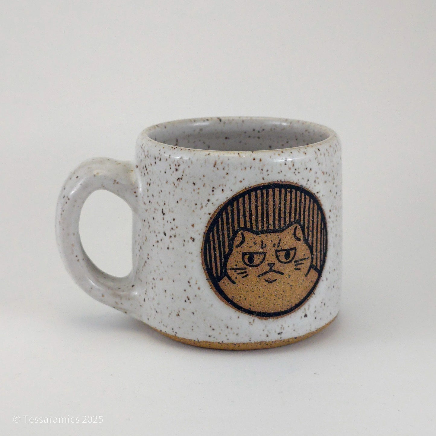 12 oz Chonky Angry Cat Mug*