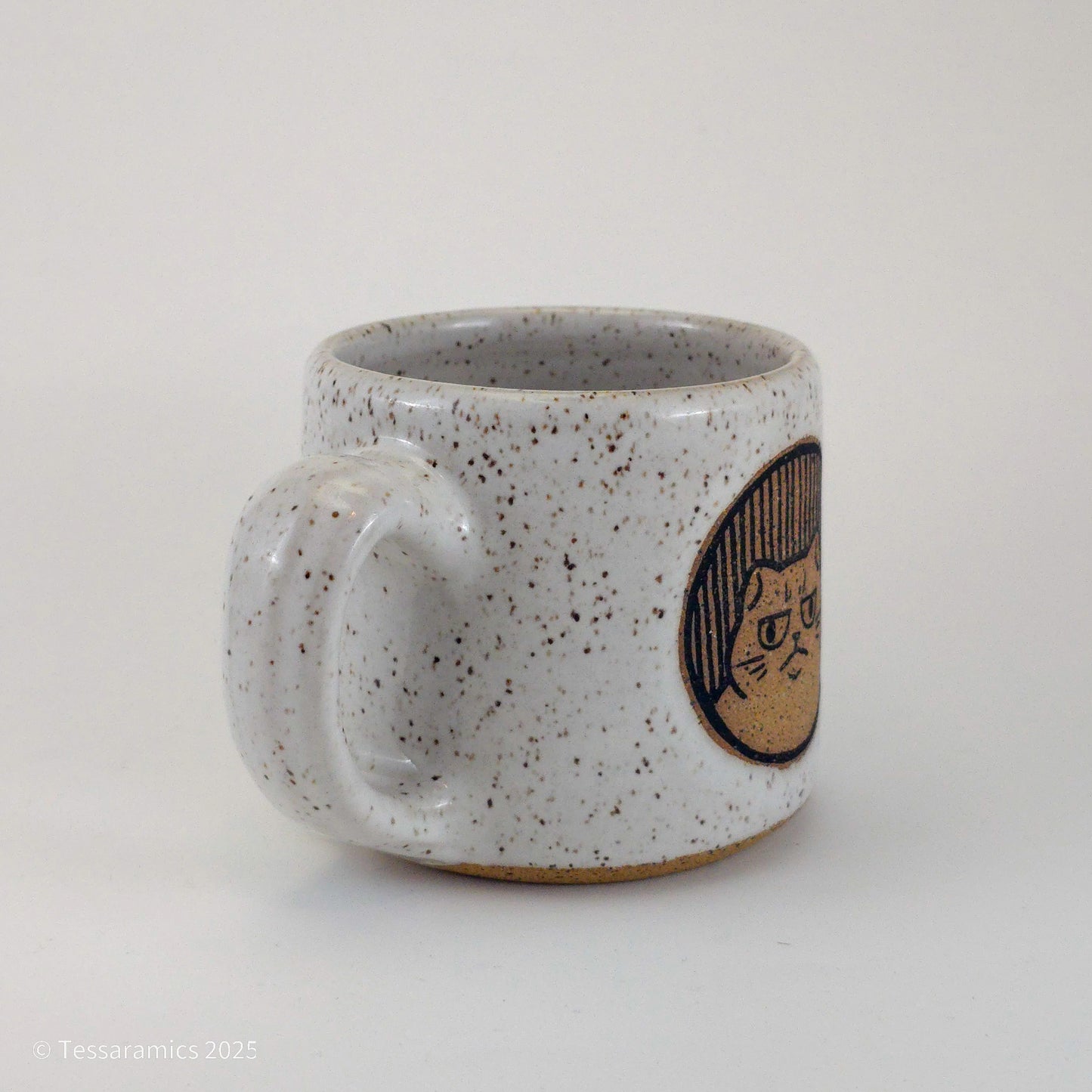 12 oz Chonky Angry Cat Mug*