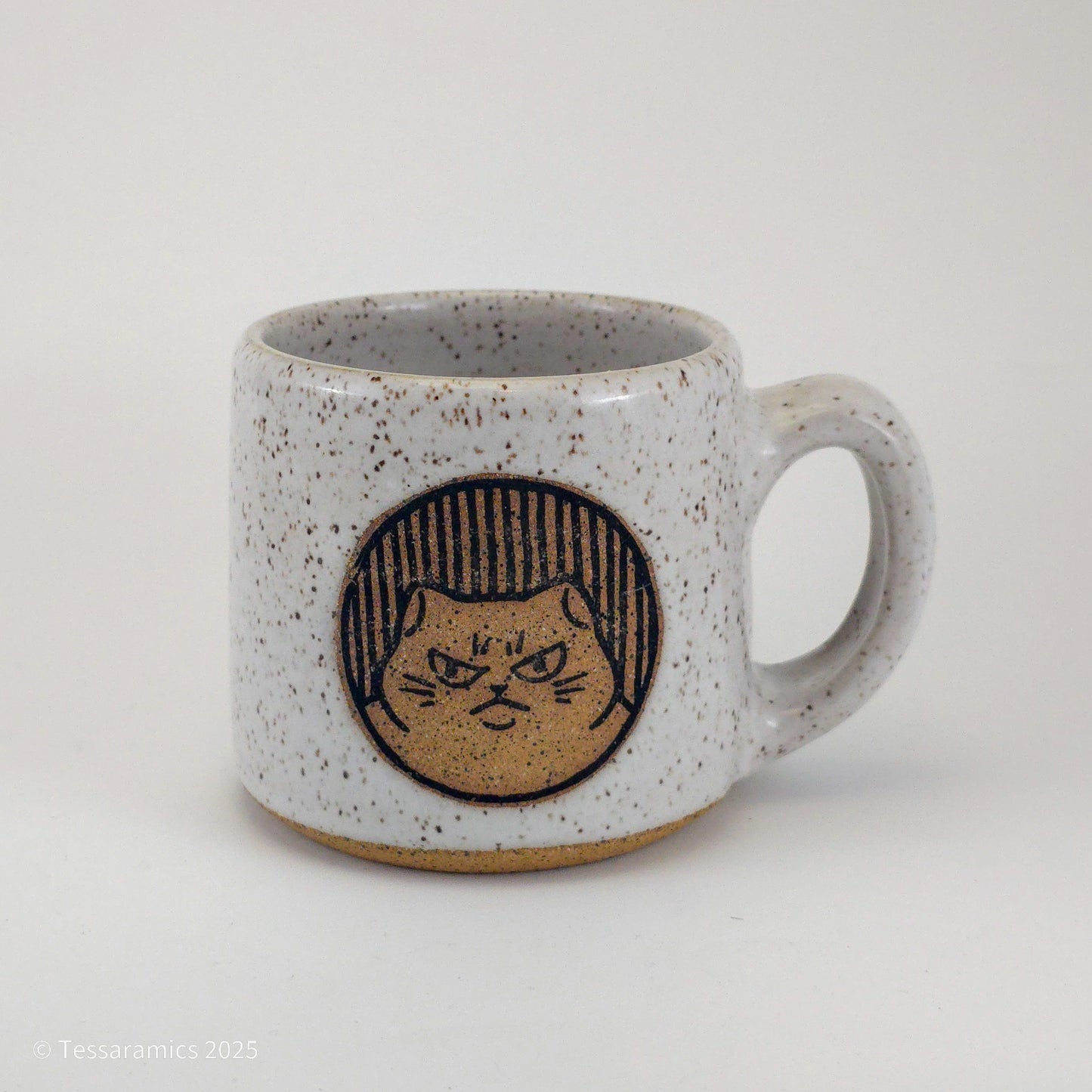 12 oz Chonky Angry Cat Mug*