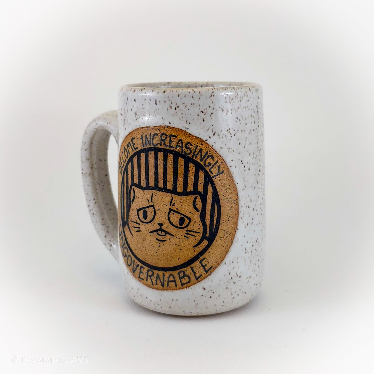 What About The Silly Goofy? Become Increasingly Ungovernable Cat Mug *
