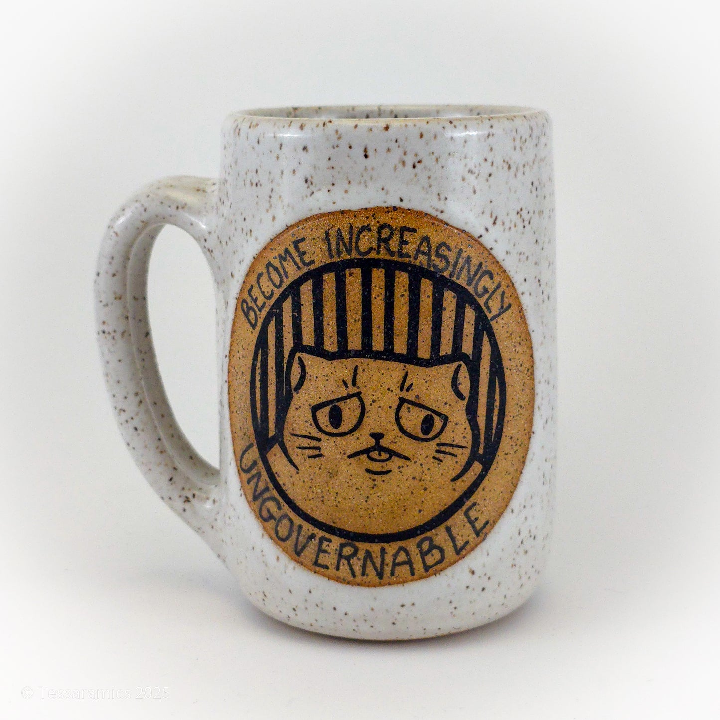 What About The Silly Goofy? Become Increasingly Ungovernable Cat Mug *