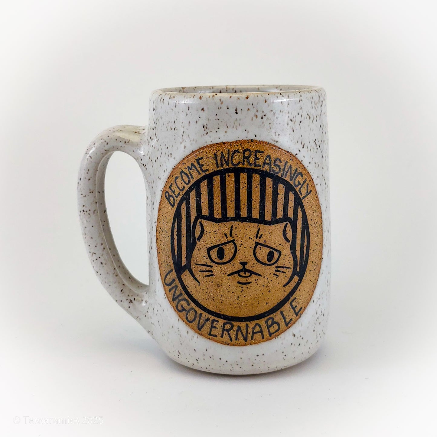 What About The Silly Goofy? Become Increasingly Ungovernable Cat Mug *