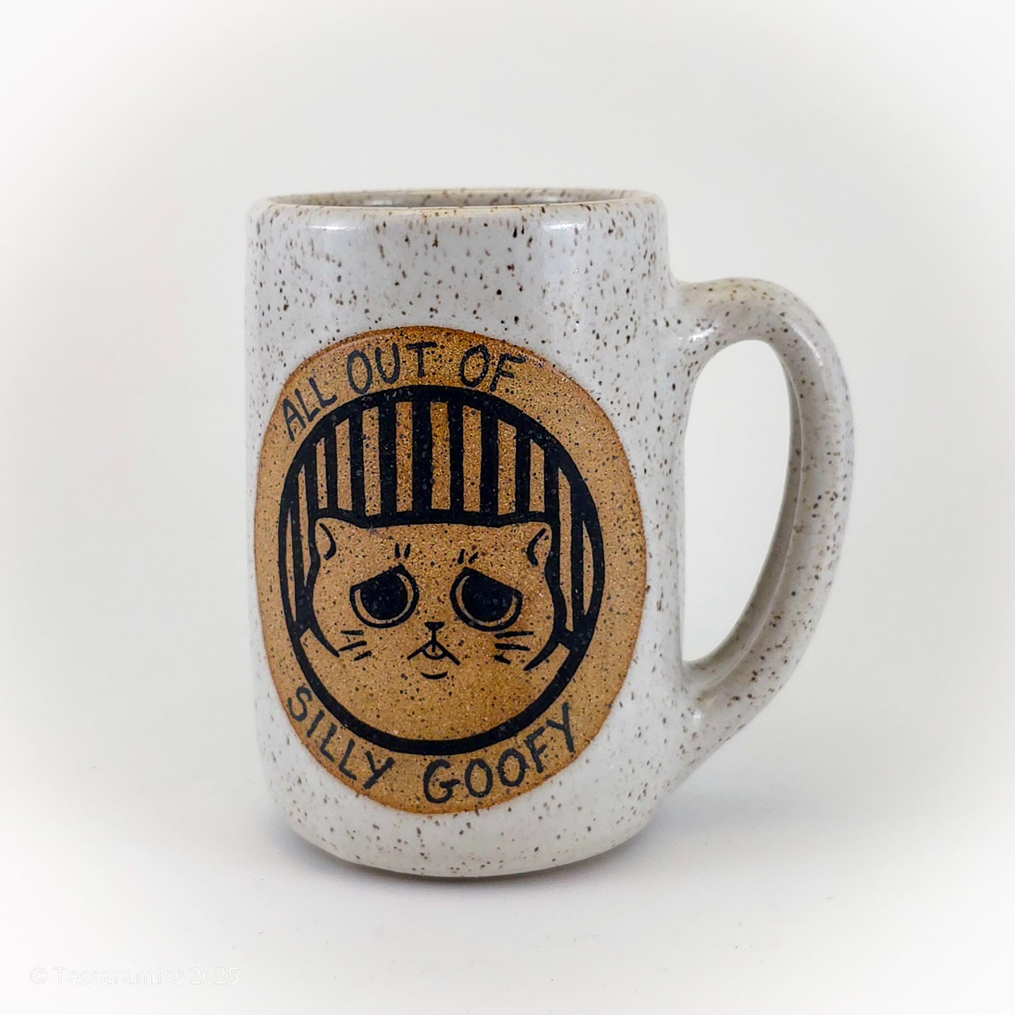 What About The Silly Goofy? Become Increasingly Ungovernable Cat Mug *