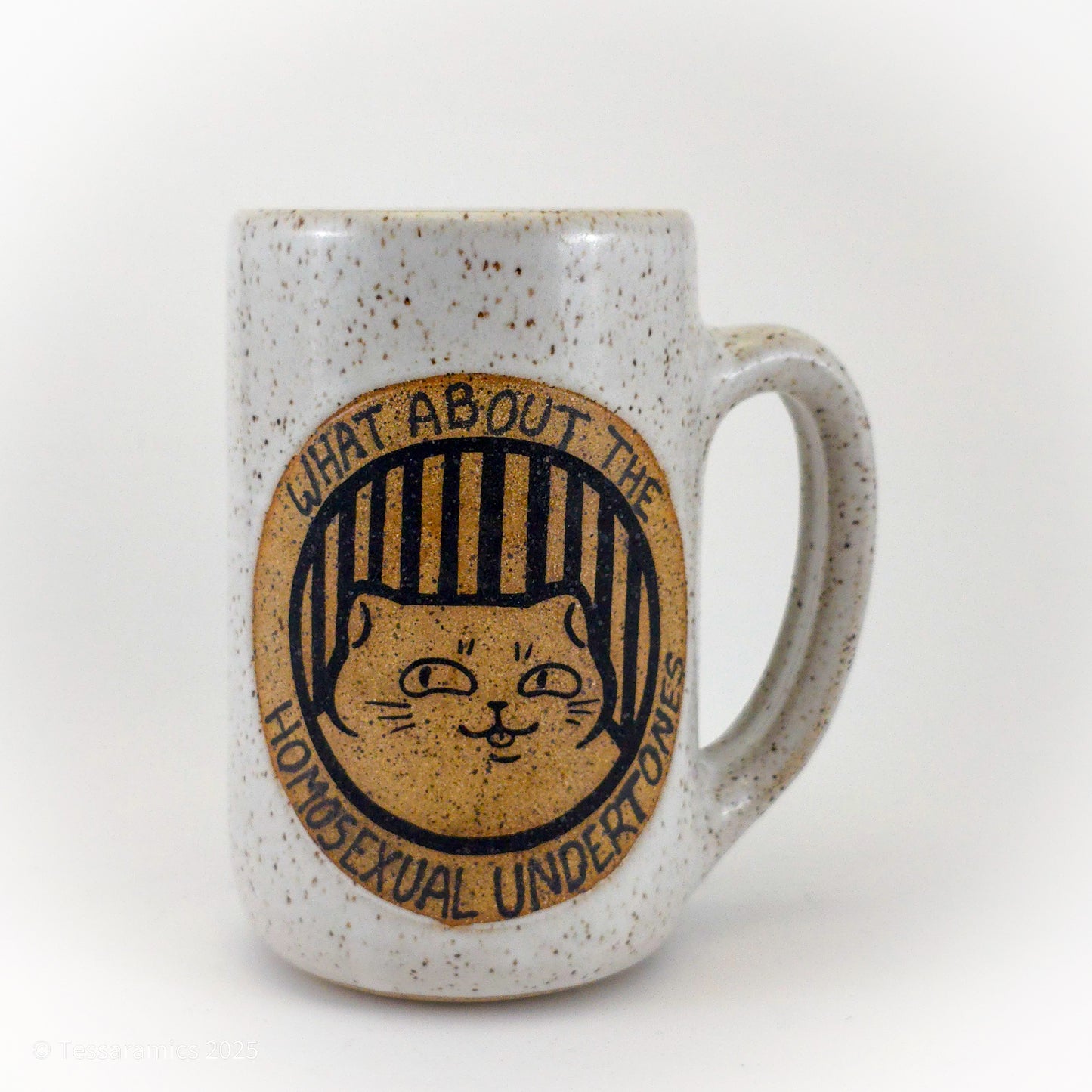 Just Let Things Be Gay! What About the Homosexual Undertones? Cat Mug