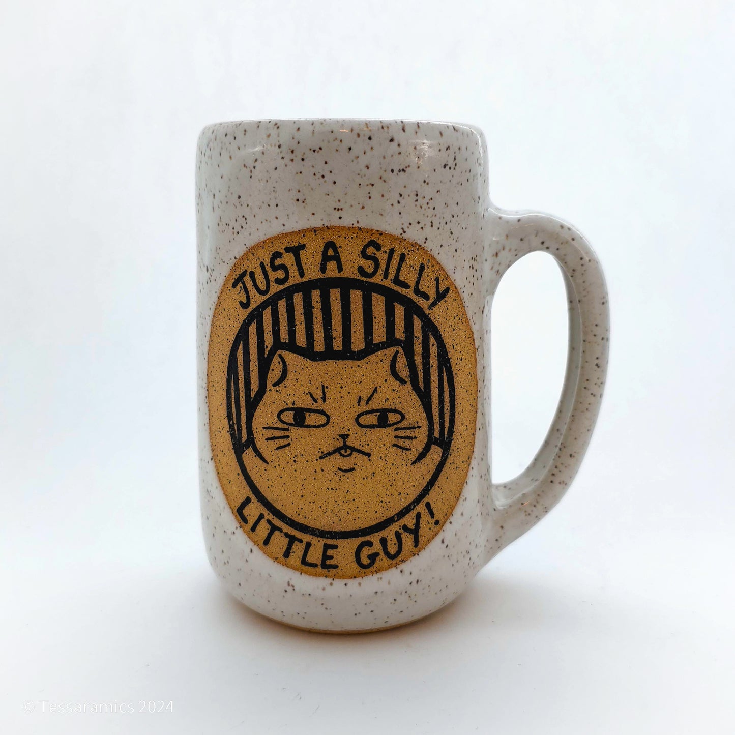 Unrelenting Gay Thoughts, Just a Silly Little Guy! Cat Mug