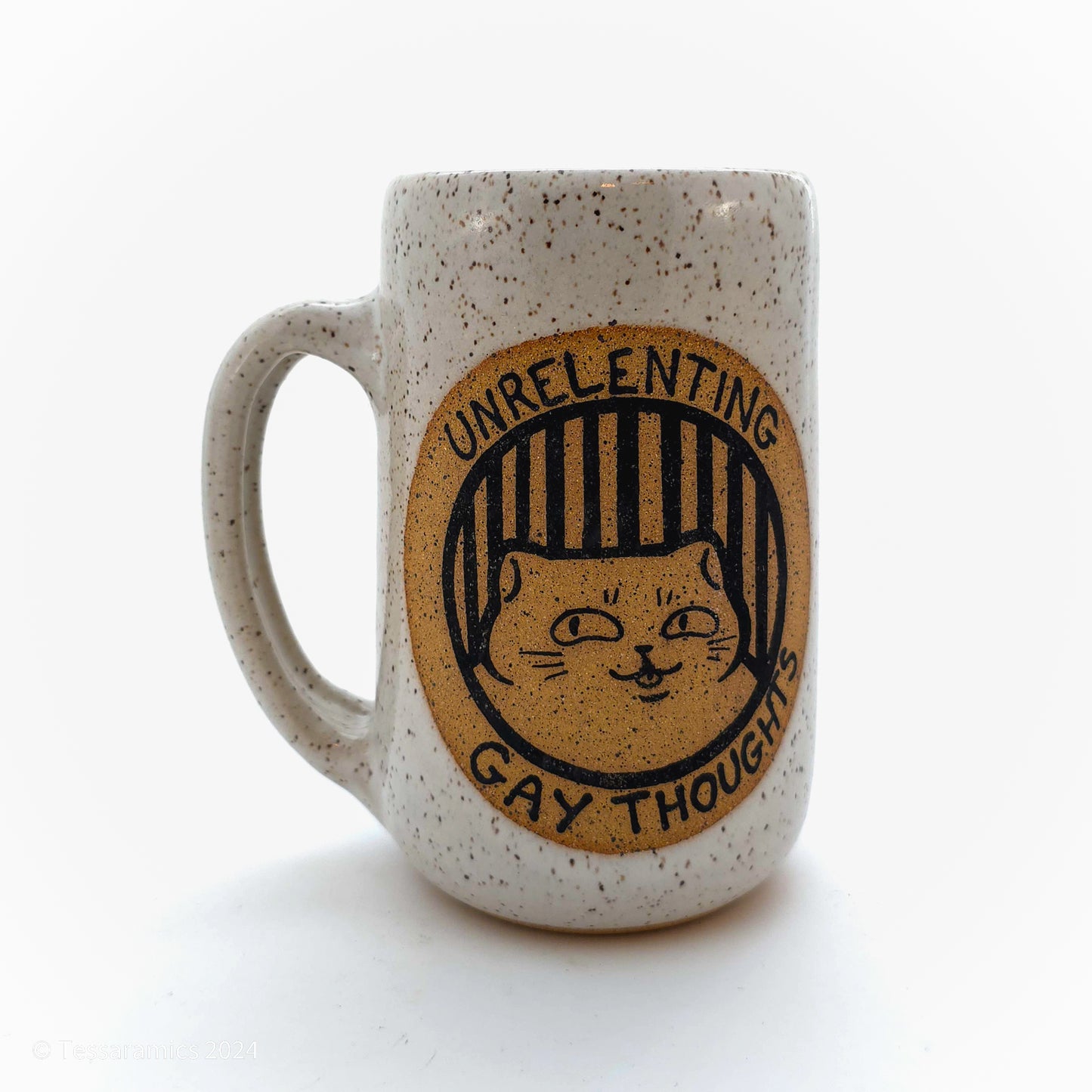 Unrelenting Gay Thoughts, Just a Silly Little Guy! Cat Mug
