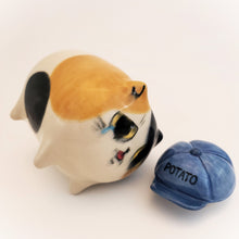 Load image into Gallery viewer, Potato Ball Cap Calico Cat (DISCOUNTED)