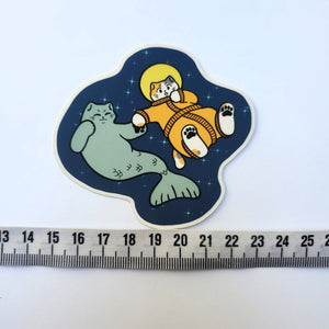 Space Boy and Prince of the Sea Stickers Set of 2