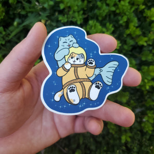 Space Boy and Prince of the Sea Stickers Set of 2