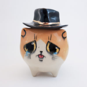 Cowboy Hat Tuxedo Cat (DISCOUNTED)
