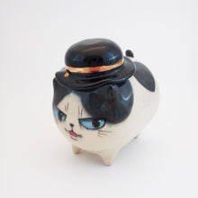 Load image into Gallery viewer, Bowler Hat Tuxedo Cat (DISCOUNTED)