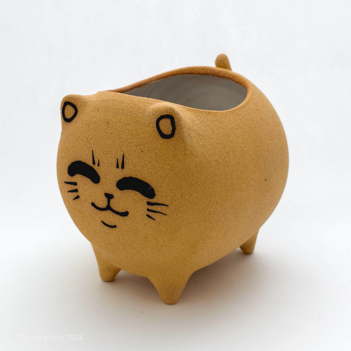 Chonky Standing Cat Planter