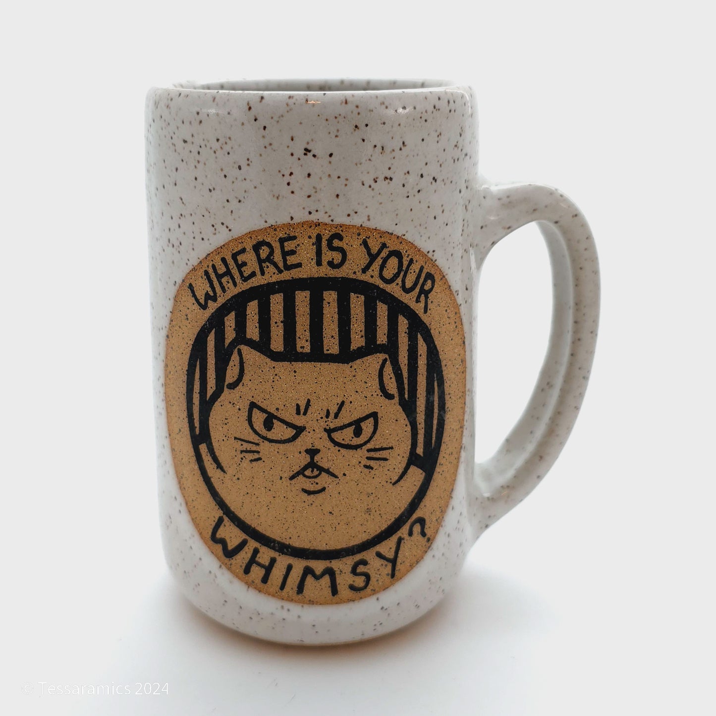 Where Is Your Whimsy? Trying My Best Cat Mug