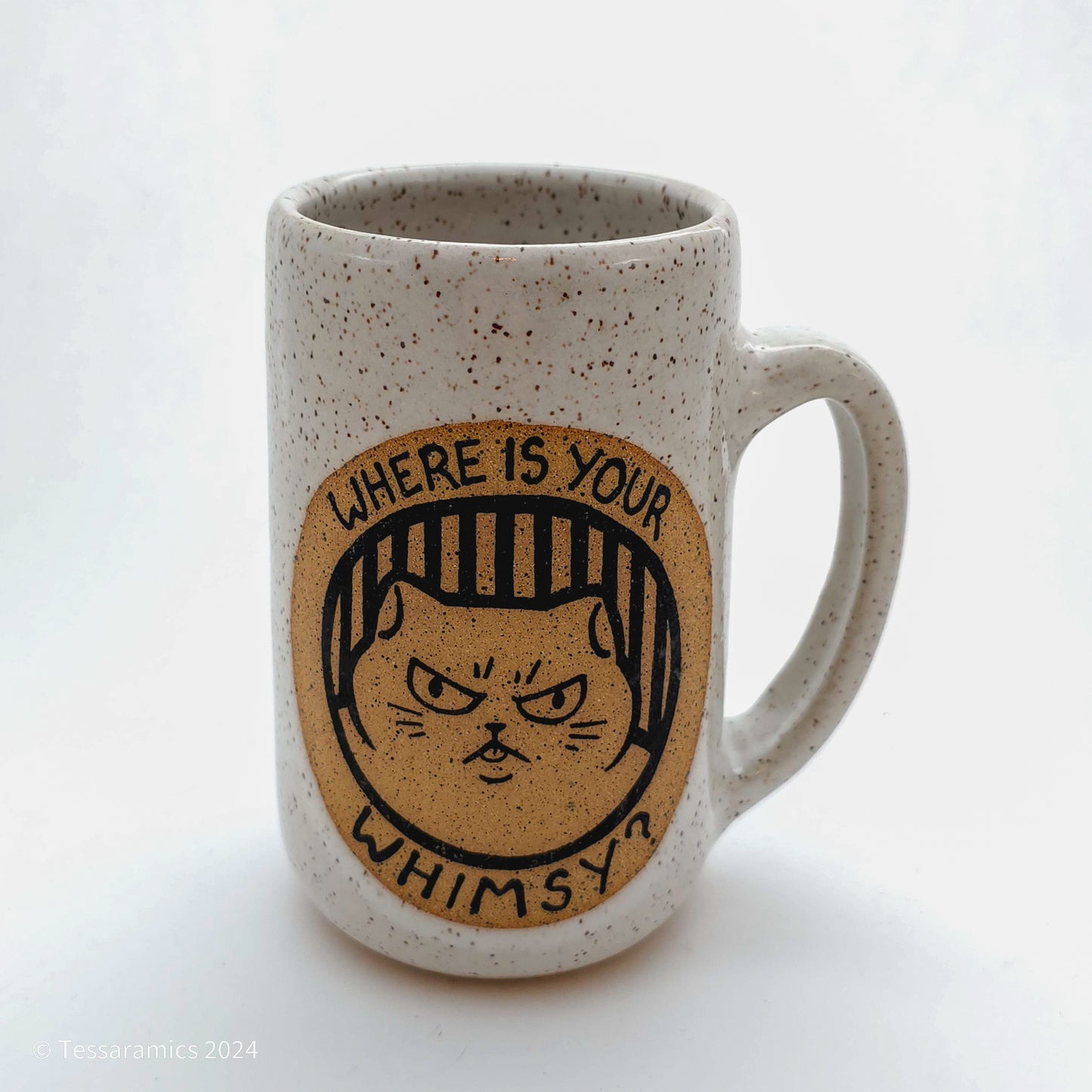 Where Is Your Whimsy? Trying My Best Cat Mug