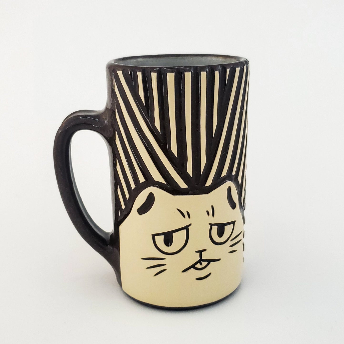 16 oz Content and Grumpy Cat Mug in Coffee*