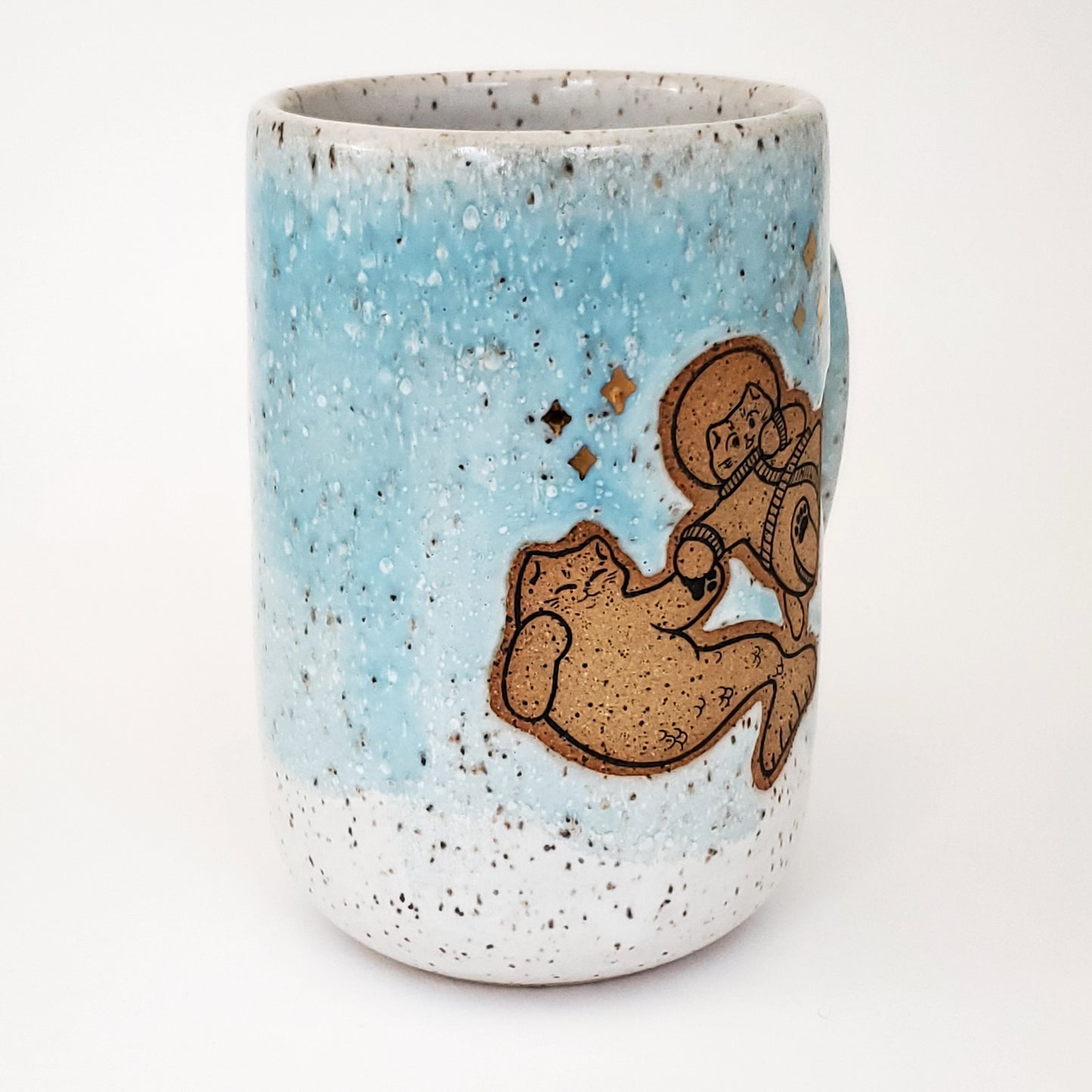 16 oz Space Boy and Prince of The Sea Mug in Blue