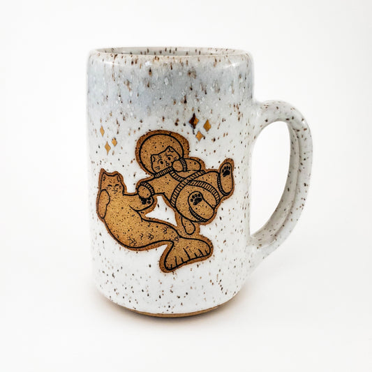 16 oz Space Boy and Prince of The Sea Mug in Light Blue