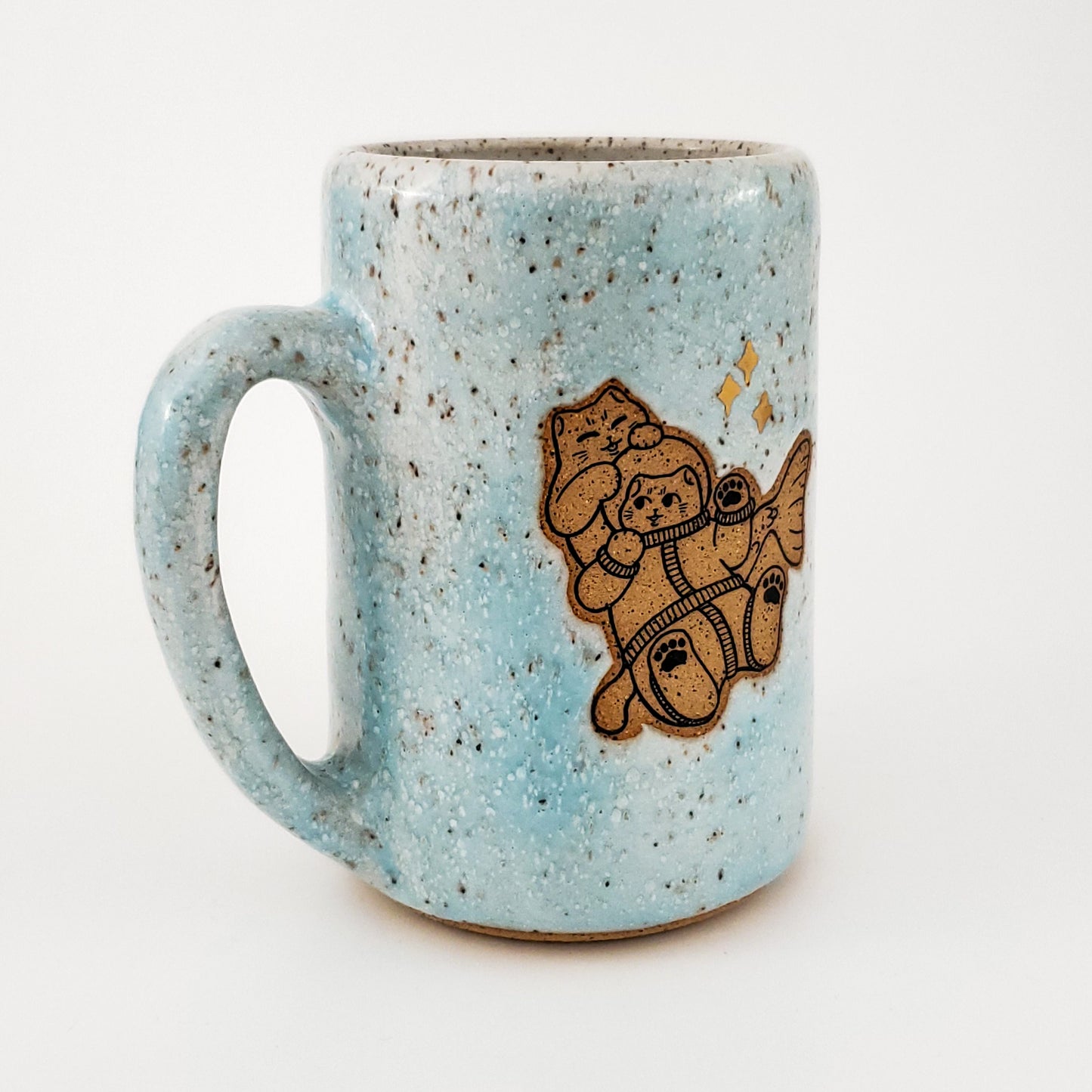 16 oz Space Boy and Prince of The Sea Mug in Blue