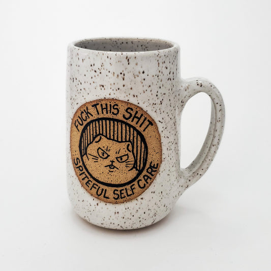 What the Heck? Fuck this Shit, Spiteful Self Care Mug