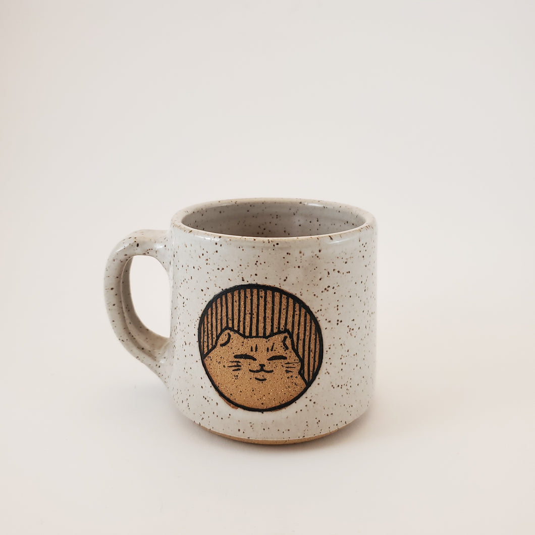 Medium Speckled Cat Mug