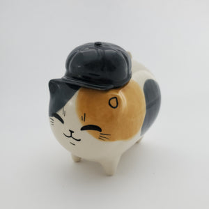 Newsboy Hat Calico Cat