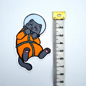 Space Cat Stickers Set of 3