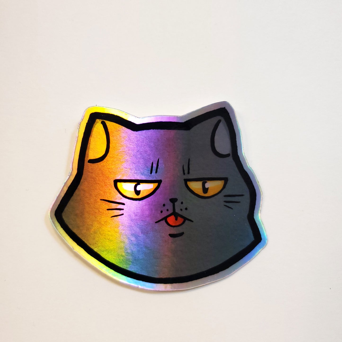 Holographic Grumpy Cat Stickers