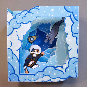 Space Boy and Prince of The Sea Pop Up Card